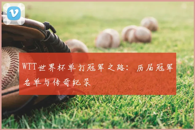 WTT世界杯单打冠军之路：历届冠军名单与传奇纪录